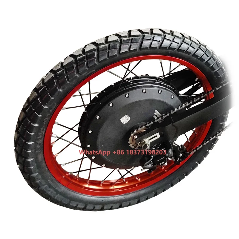 ชุดแปลงมอเตอร์ไซค์/จักรยานไฟฟ้ - 12000W Electric Motorcycle Hub Motor บทวิจารณ์และราคา