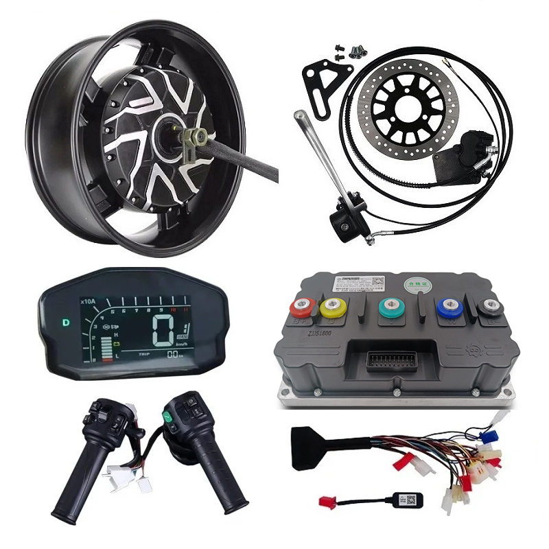 ชุดมอเตอร์ฮับสำหรับมอเตอร์ไซค์ - 12000W Electric Motorcycle Hub Motor บทวิจารณ์และราคา